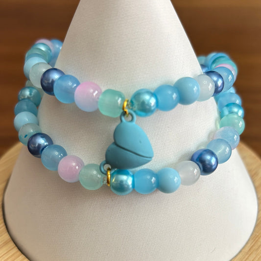 Bestie Bracelets with Magnetic Hearts