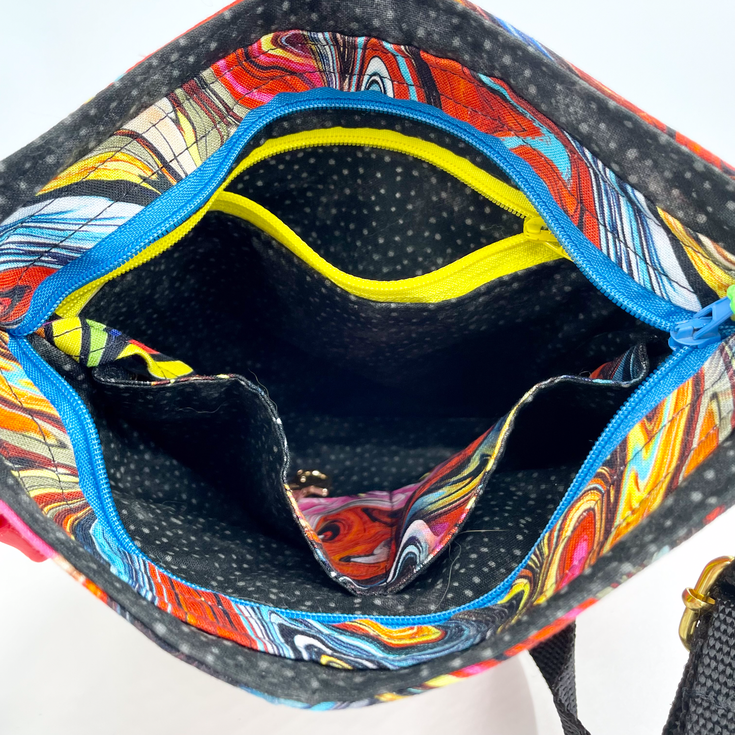 Small Electric Rainbow Crossbody