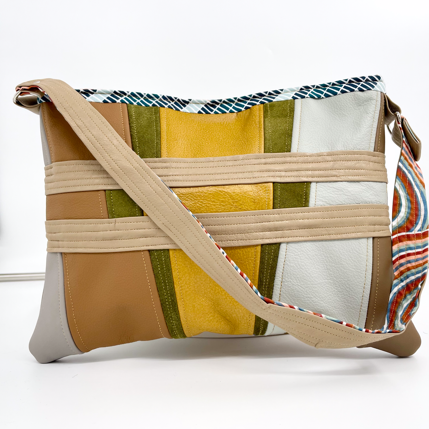 Small Leather Rays Handbag