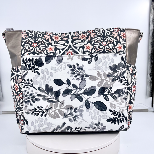 XL Floral Diaper Bag/Tote