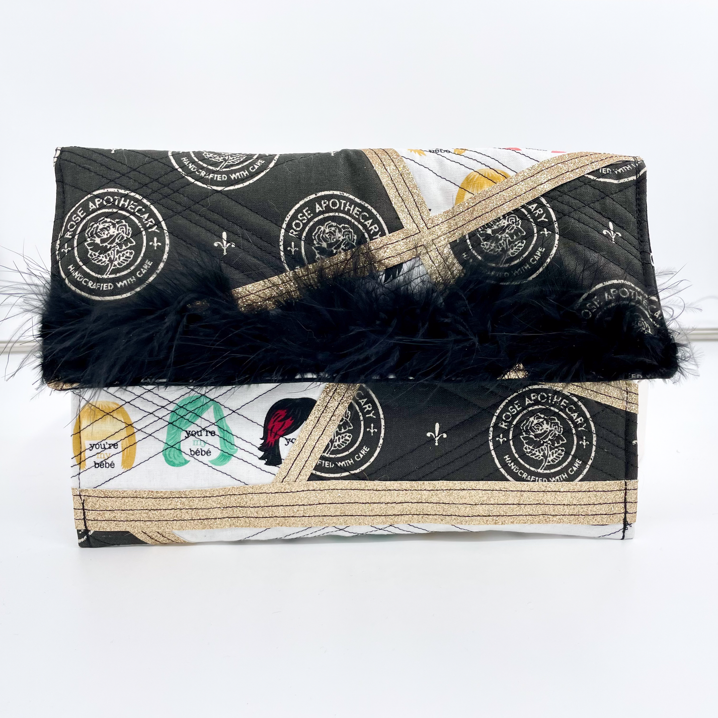 Small Schitt's Creek Inspired Clutch in Gold