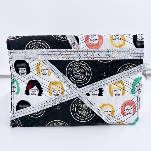 Small Schitt's Creek Inspired Clutch in Silver