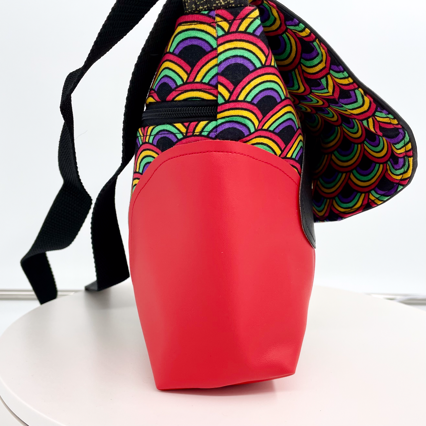 Small Rainbows and Circles Crossbody