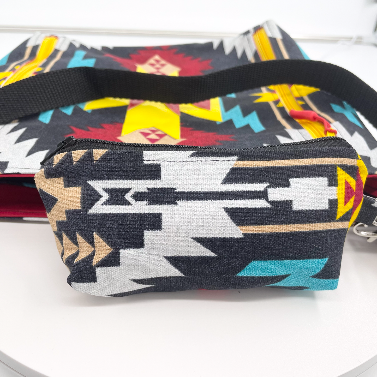 Medium Southwest Pattern Crossbody Bag