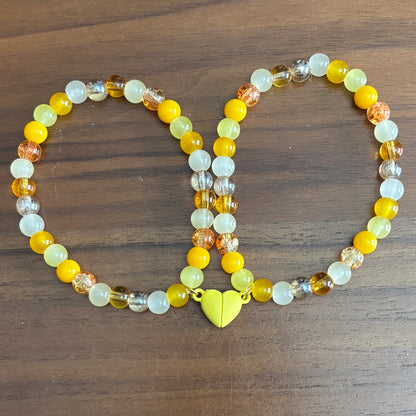 Bestie Bracelets with Magnetic Hearts