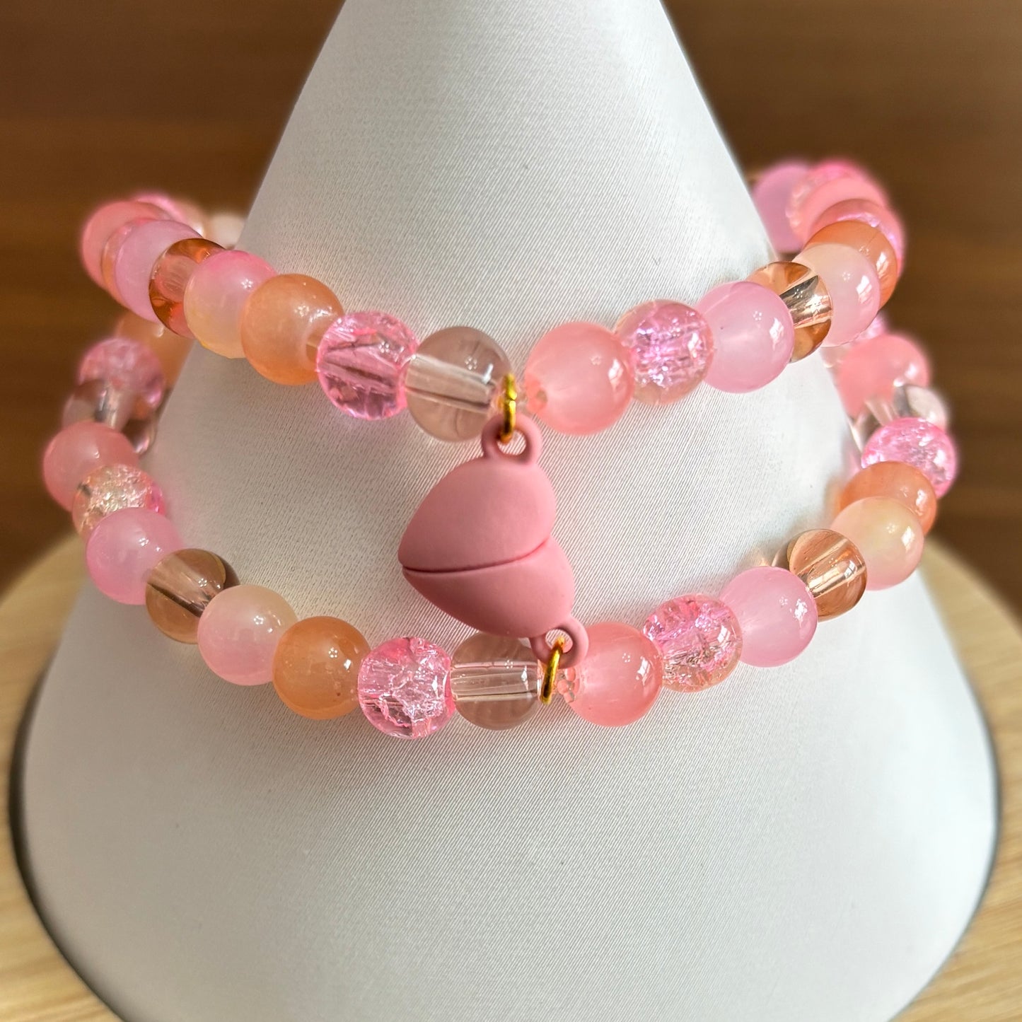 Bestie Bracelets with Magnetic Hearts
