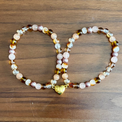 Bestie Bracelets with Magnetic Hearts