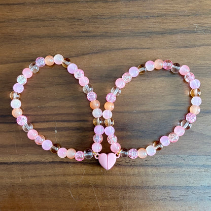 Bestie Bracelets with Magnetic Hearts