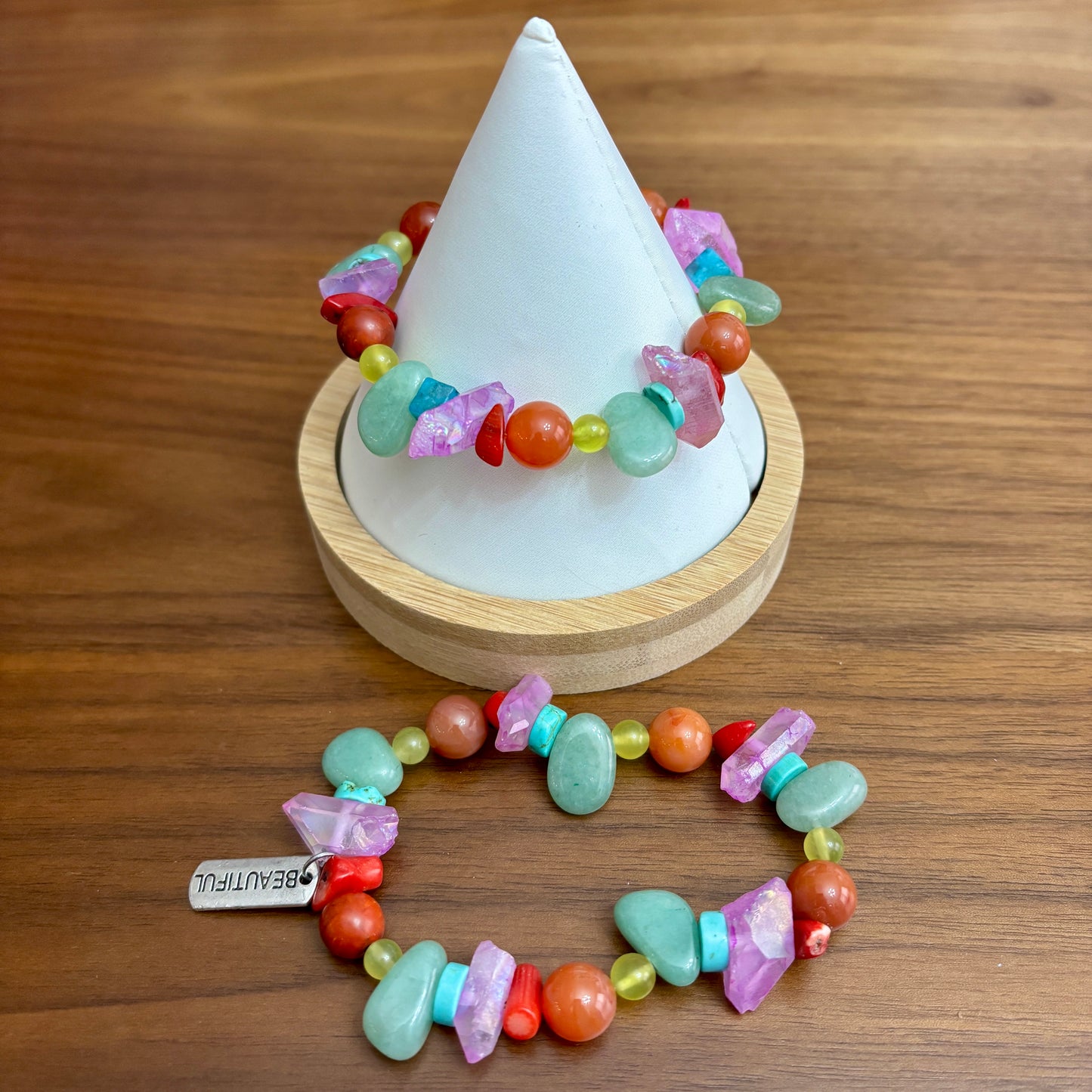 Gemstone Rainbow Bracelet