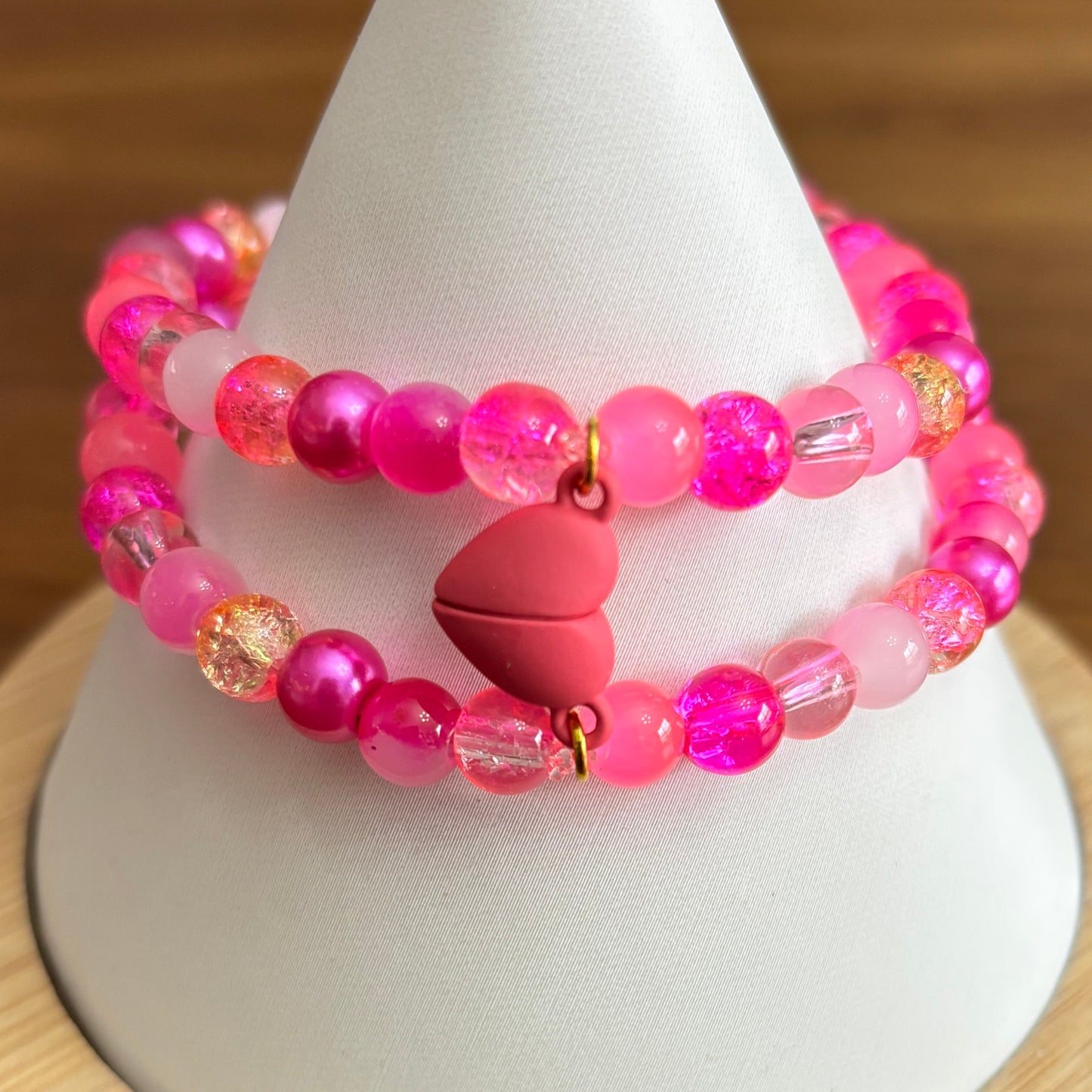 Bestie Bracelets with Magnetic Hearts