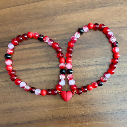 Bestie Bracelets with Magnetic Hearts