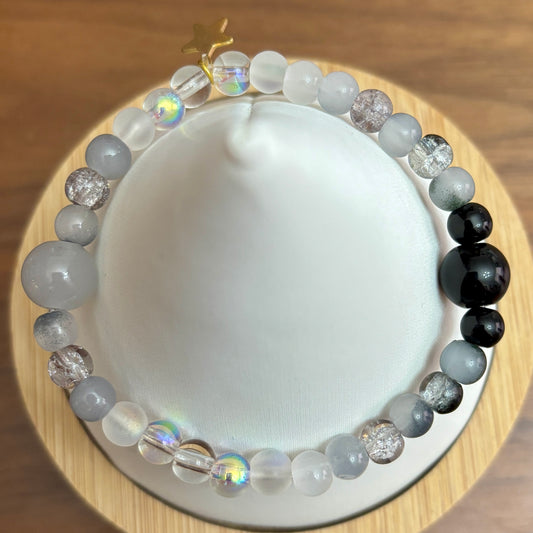 Black White Yin Yang Bracelet