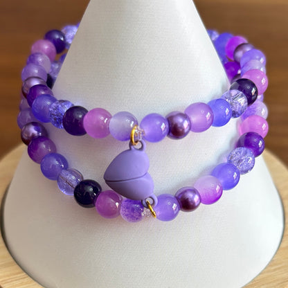 Bestie Bracelets with Magnetic Hearts