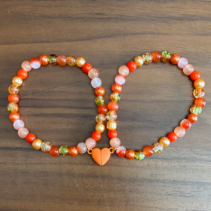 Bestie Bracelets with Magnetic Hearts
