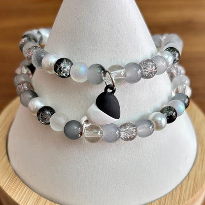 Bestie Bracelets with Magnetic Hearts