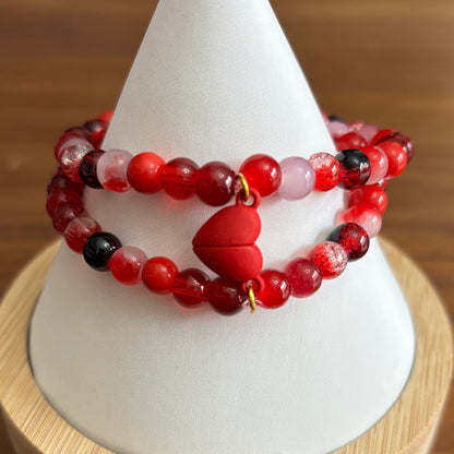 Bestie Bracelets with Magnetic Hearts