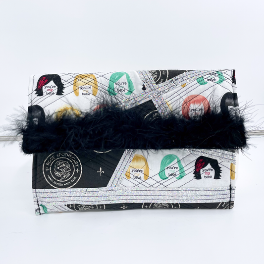 Small Schitt's Creek Inspired Clutch in Silver