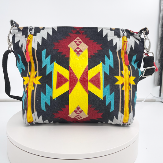 Medium Southwest Pattern Crossbody Bag