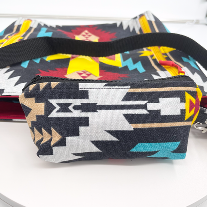 Medium Southwest Pattern Crossbody Bag
