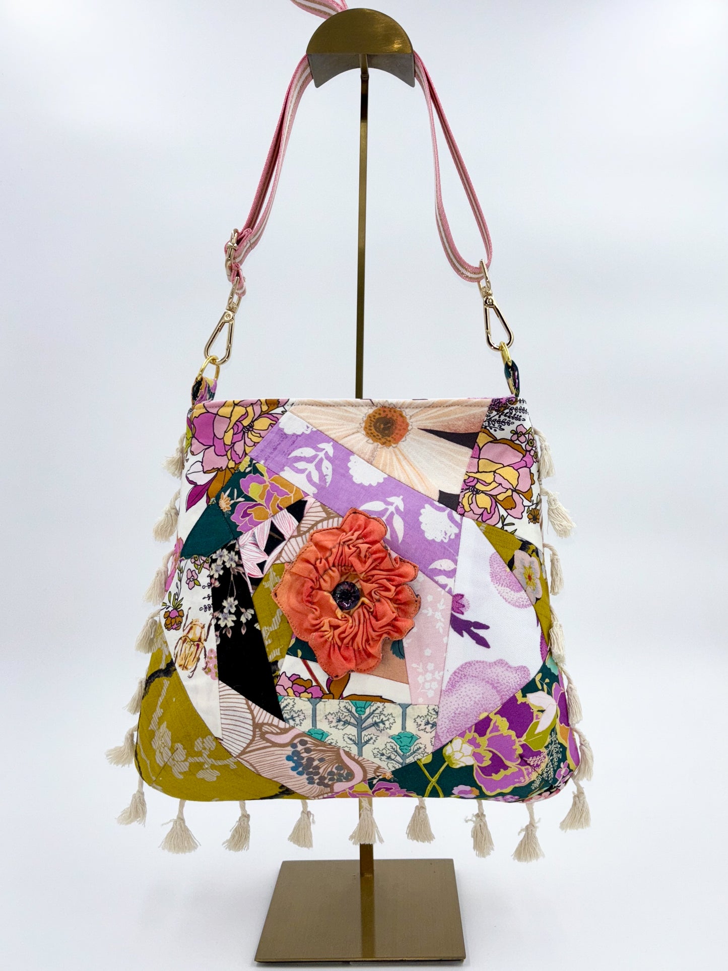 Medium Zero-Waste Floral Crossbody
