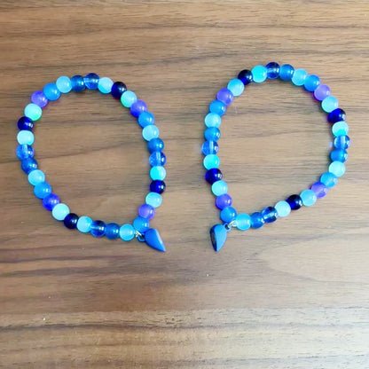 Bestie Bracelets with Magnetic Hearts