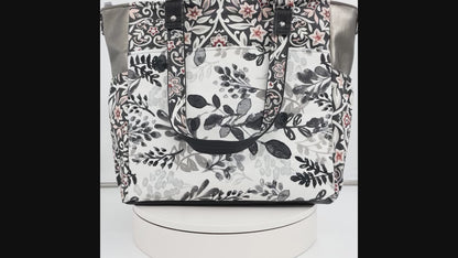 XL Floral Diaper Bag/Tote