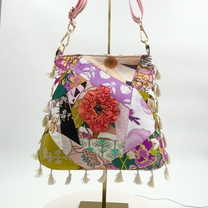 Medium Zero-Waste Floral Crossbody